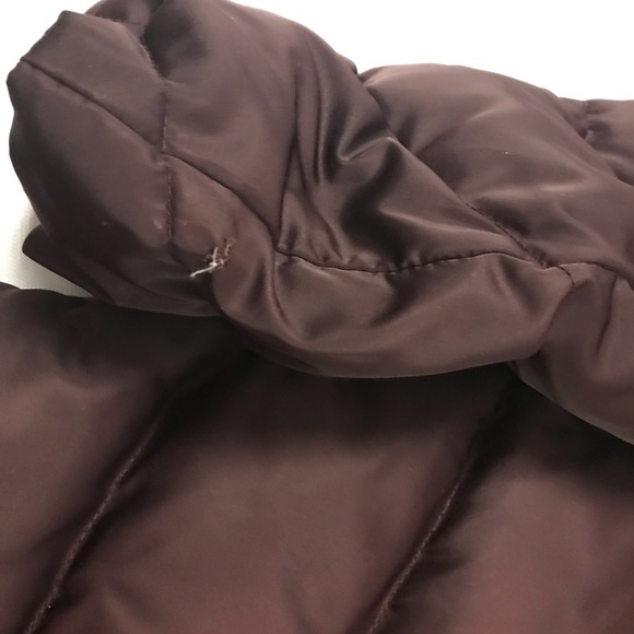 T Tahari Women’s Quilted Parka Jacket XL Burgundy - Picture 5 of 8